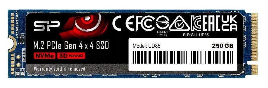 Silicon Power SP250GBP44UD8505 250GB M.2 PCIe SSD